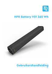 TQ HPR Battery V01 360 Wh Gebruikershandleiding