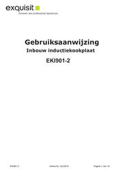 Exquisit EKI901-2 Gebruiksaanwijzing