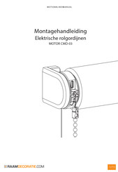 RAAMDECORATIE CMD-03 Montagehandleiding