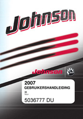 BRP Johnson E200DPXSU 2007 Gebruikershandleiding