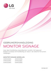 LG 55WS50MS Gebruikershandleiding