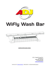 ADJ WiFly Wash Bar Gebruikershandleiding