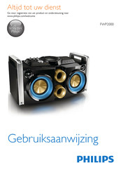 Philips FWP2000 Gebruiksaanwijzing