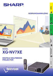 Sharp XG-NV7XE Gebruiksaanwijzing