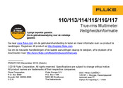 Fluke 117 Korte Handleiding