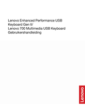 Lenovo 700 Multimedia USB Gebruikershandleiding
