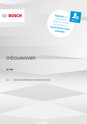 Bosch HB 78B Series Gebruikershandleiding En Installatie-Instructies