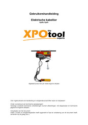 XPOtool 63080 Gebruikershandleiding