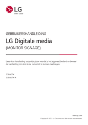 LG 55EW5TK Gebruikershandleiding