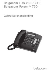 BELGACOM IDS 260 Gebruikershandleiding