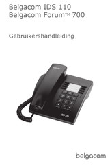 BELGACOM IDS 110 Gebruikershandleiding