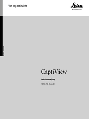Leica CaptiView Gebruiksaanwijzing
