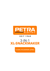 Petra electric XL Gebruiksaanwijzing