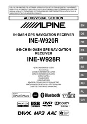 Alpine INE-W920R Snelstartgids