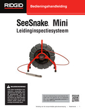 RIDGID SeeSnake Mini Bedieningshandleiding