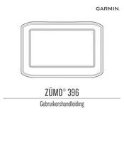 Garmin ZUMO 396 Gebruikershandleiding