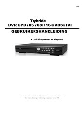 CPcam Trybride CPD705 Gebruikershandleiding