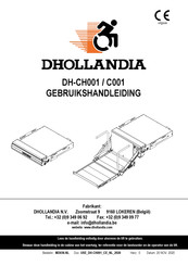 Dhollandia DH-CH001 Gebruikshandleiding