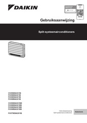 Daikin CVXM20A3V1B9 Gebruiksaanwijzing