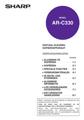 Sharp AR-C330 Gebruiksaanwijzing