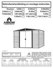 Arrow Storage Products VD86 Gebruikershandleiding