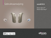 oticon Opn Play 1 miniRITE R Gebruiksaanwijzing