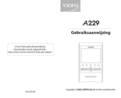 Viofo A229 Gebruiksaanwijzing