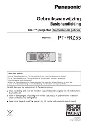 Panasonic DLP PT-FRZ55 Gebruiksaanwijzing