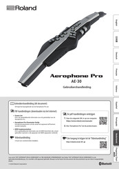 Roland Aerophone Pro AE-30 Gebruikershandleiding