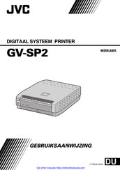 JVC GV-SP2 Gebruiksaanwijzing