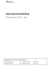 LVI ML-PRO-FHD Gebruikershandleiding