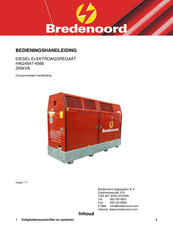 Bredenoord HAG4547-4566 200kVA Bedieningshandleiding