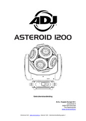 ADJ ASTEROID 1200 Gebruikershandleiding