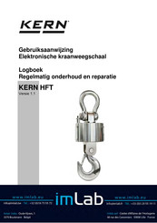 KERN HFT Series Gebruiksaanwijzing