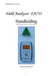 Envionic FA735 Handleiding