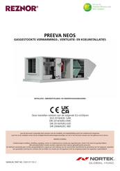 Nortek Global Reznor PREEVA NEOS PRN055 Handleiding