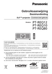 Panasonic PT-REQ10 Gebruiksaanwijzing