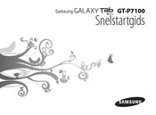 Samsung Galaxy tab 10.1 GT-P7100 Snelstartgids