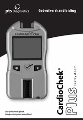 pts Diagnostics Cardiochek Plus Gebruikershandleiding