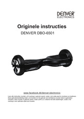 Denver Electronics DBO-6501 Originele Instructies