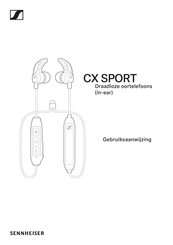 Sennheiser CX SPORT Gebruiksaanwijzing