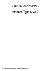 PortaDial Interface Type 6 V8.0 Gebruikershandleiding