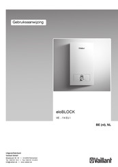 Vaillant eloBLOCK VE 21 /14 EU I Gebruiksaanwijzing