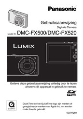 Panasonic LUMIX DMC-FX500 Gebruiksaanwijzing