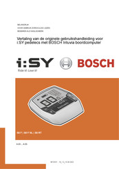 Bosch i:SY S8 F Gebruikshandleiding