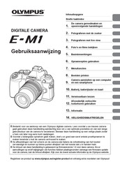 Olympus E-M1 Gebruiksaanwijzing