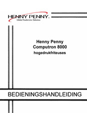 Henny Penny Computron 8000 Bedieningshandleiding