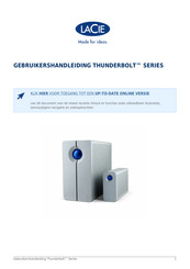 LaCie THUNDERBOLT Series Gebruikershandleiding