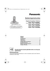 Panasonic KX-TG1100NL Bedieningsinstructies