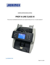 JADRIMEX PROF-it LINE CLASS III Gebruikershandleiding